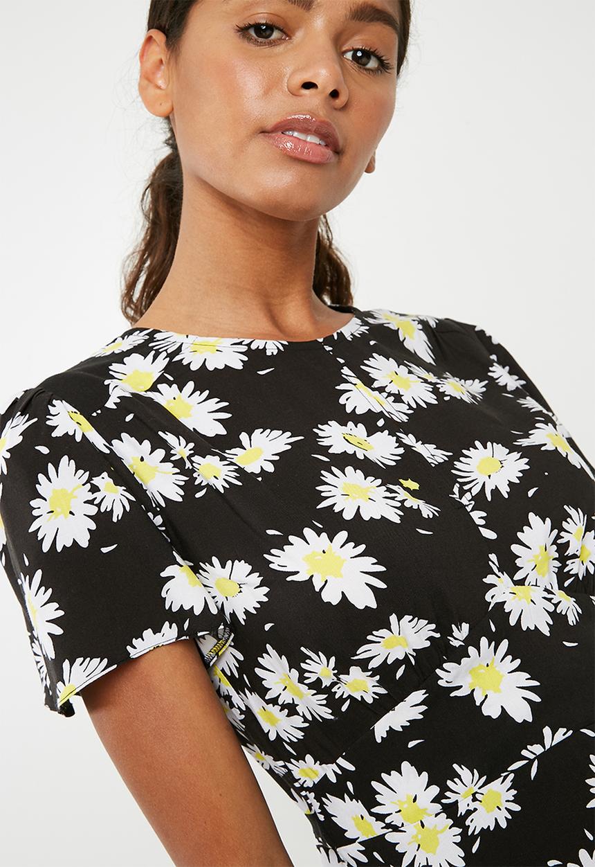 Superbalist - Short tea dress with keyhole - multi 
