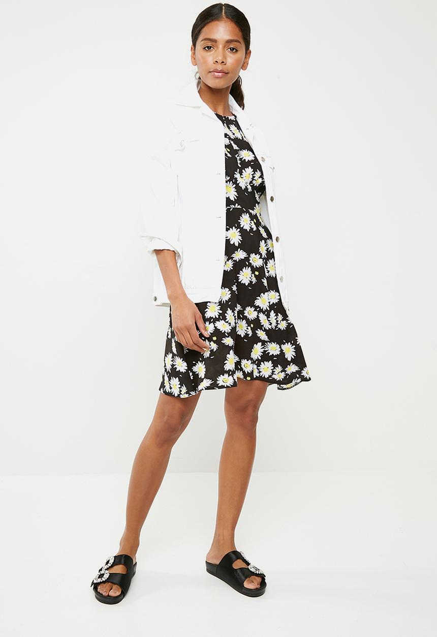 Superbalist - Short tea dress with keyhole - multi 