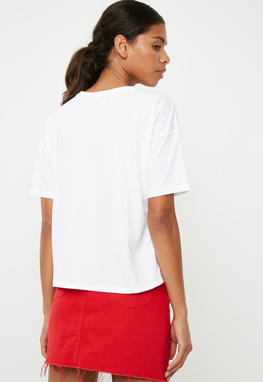 Superbalist - Electric graphic tee - white 