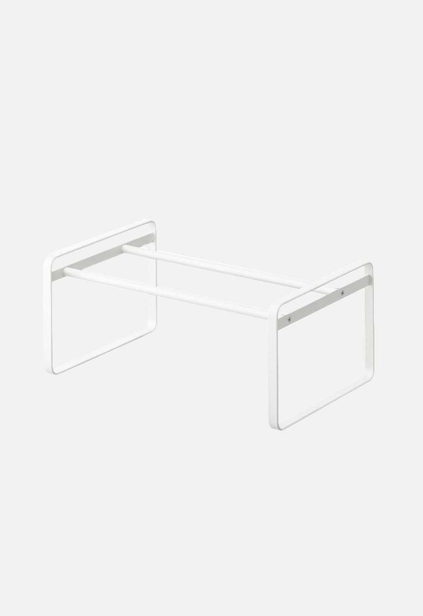 Yamazaki -  Expandable 3 tier shoe rack - white
