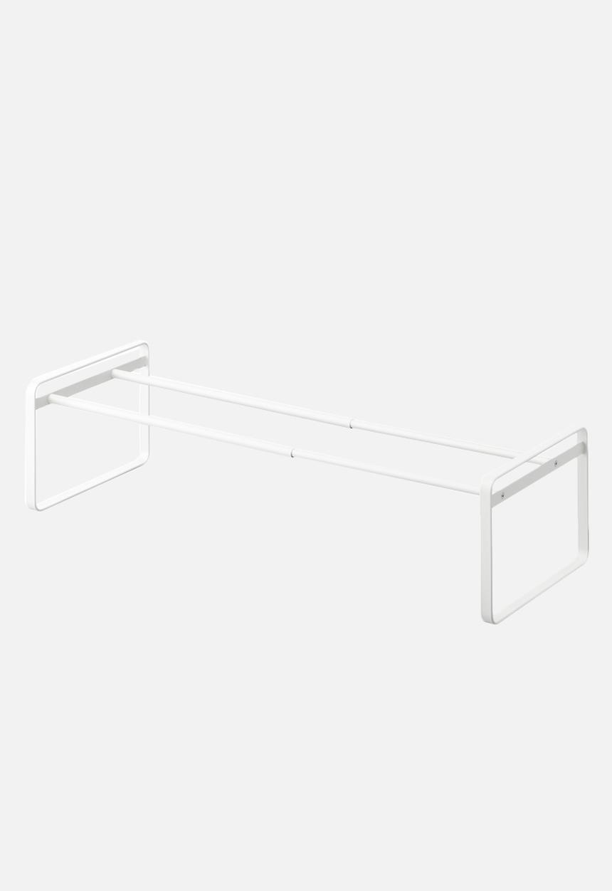 Yamazaki -  Expandable 3 tier shoe rack - white