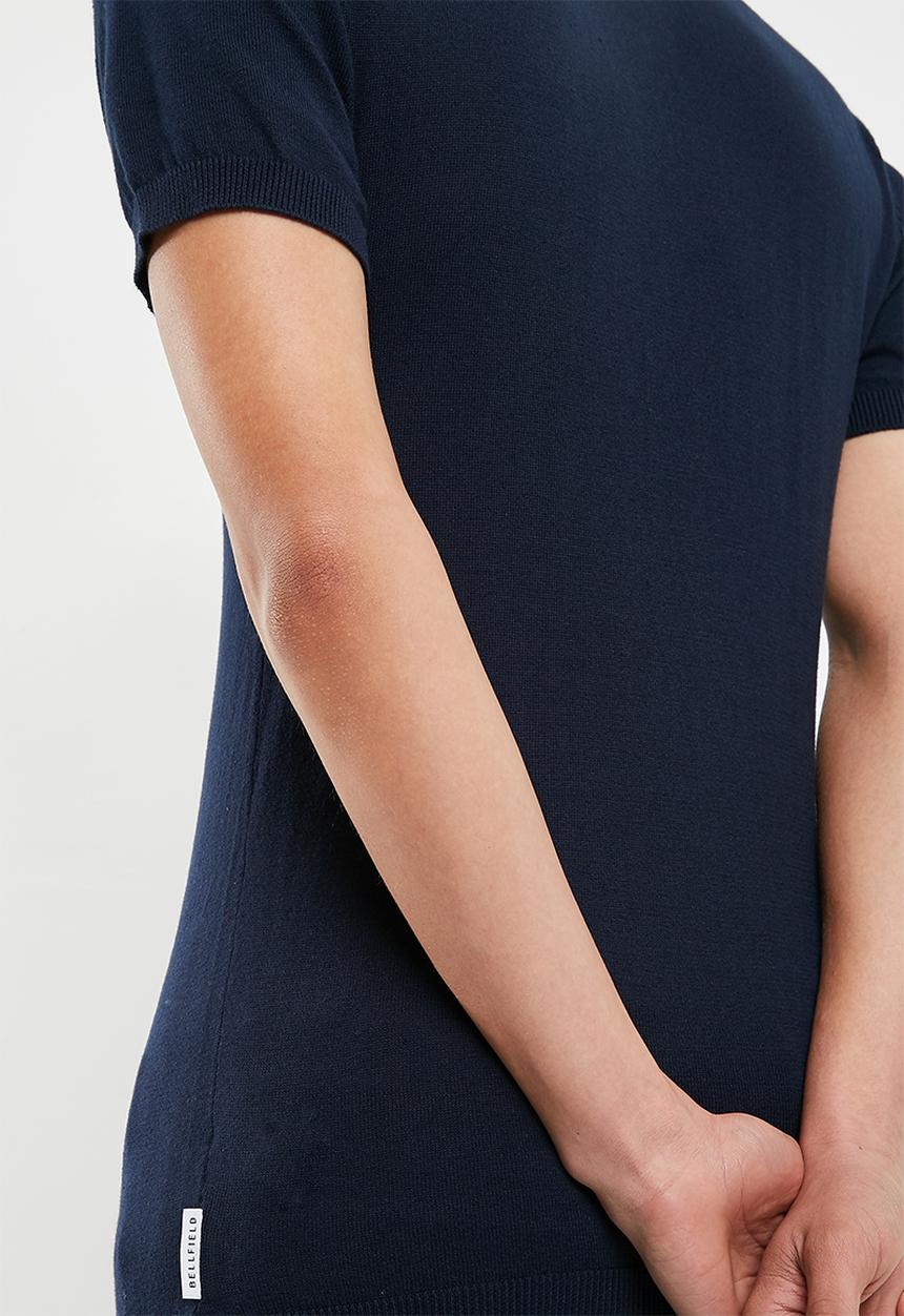 Bellfield - Knit polo - navy 