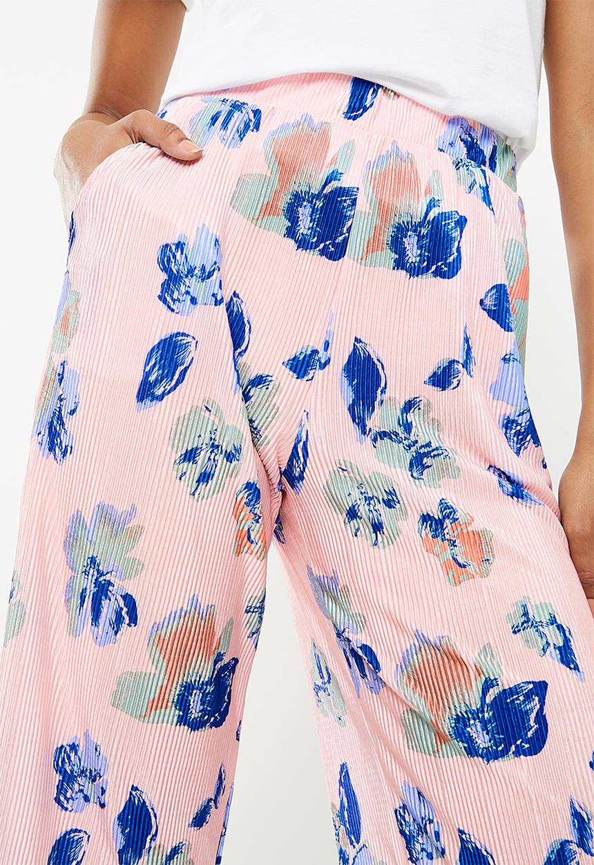 Jacqueline de Yong - Cita pants - pink & blue