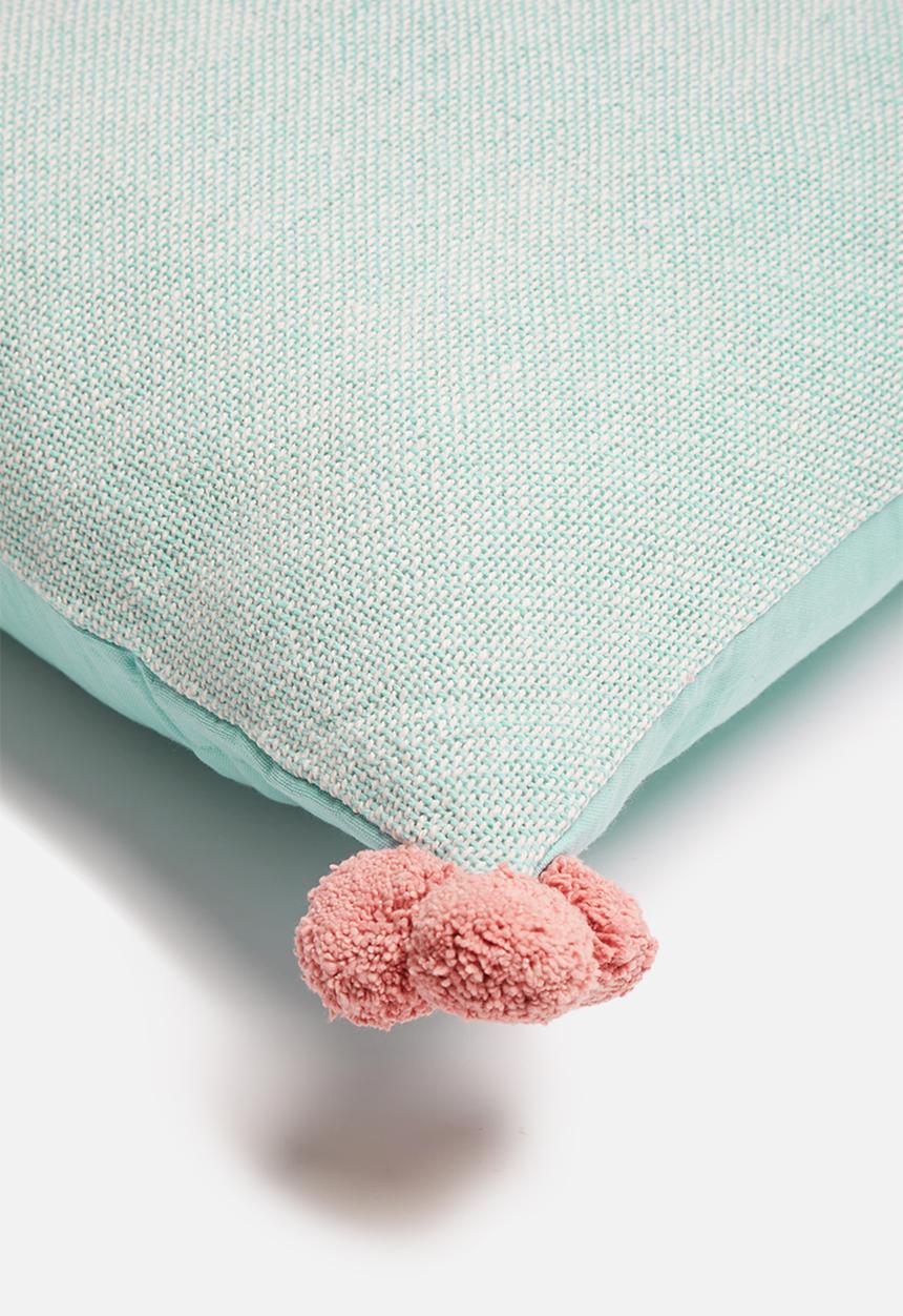 Sixth Floor - Cosmo cushion cover - blue & pink