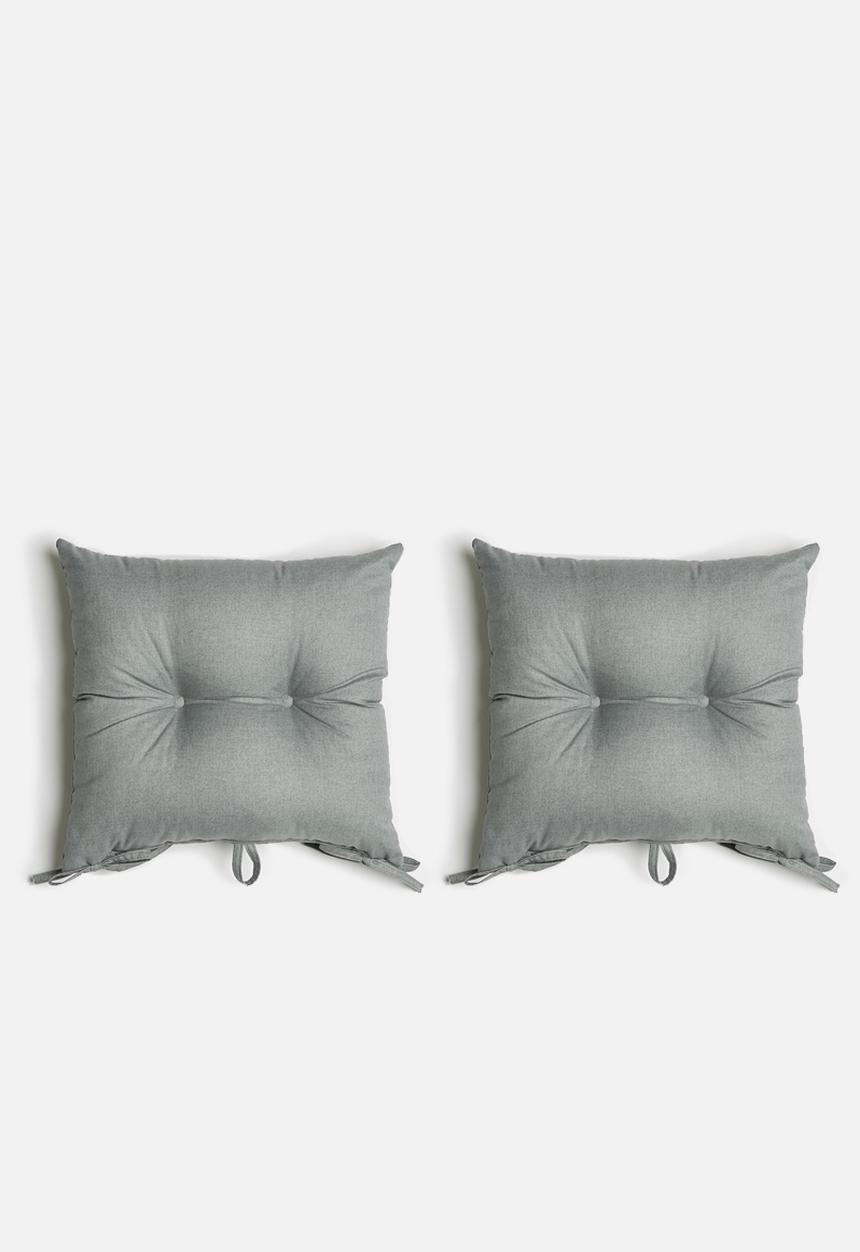 Sixth Floor - Outdoor seat cushion set - charcoal
