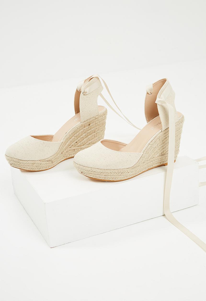 Superbalist - Christia espadrille wedge - beige 