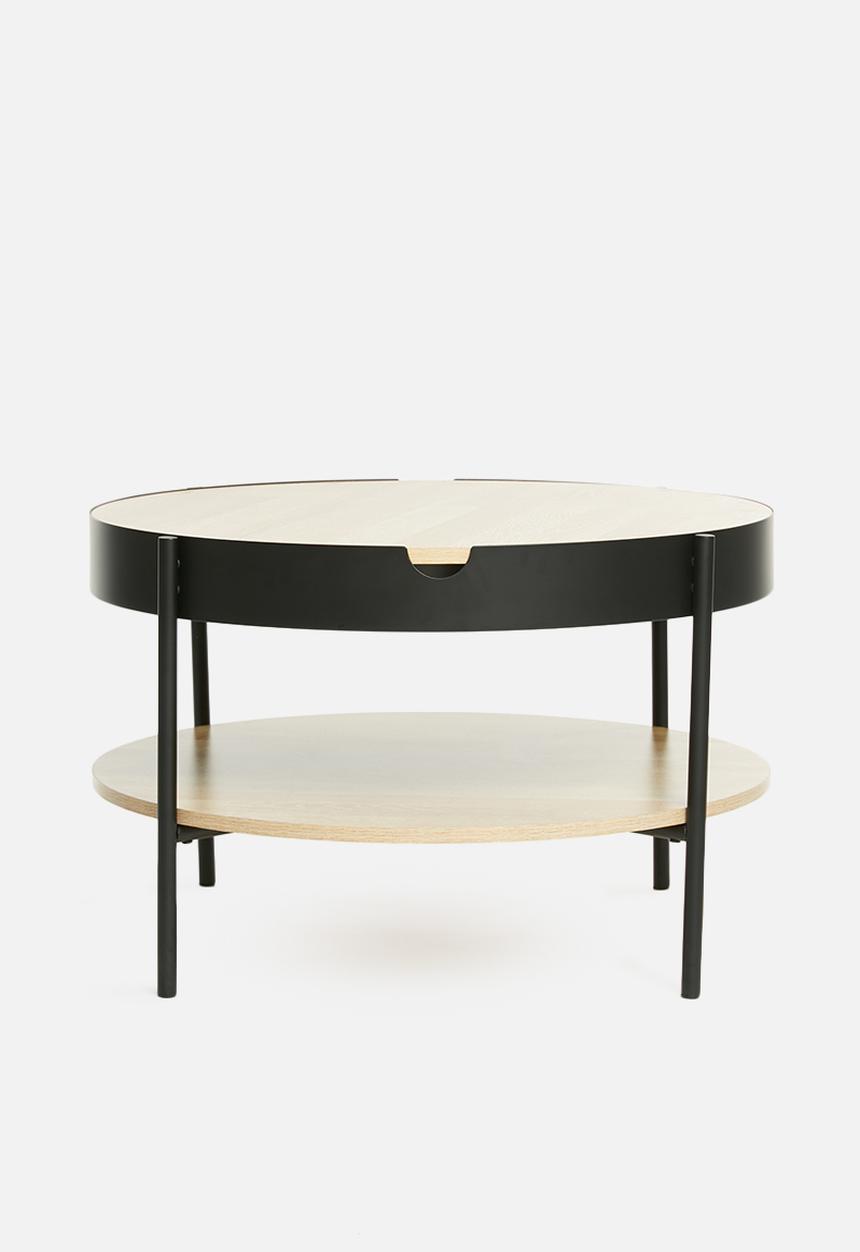 Sixth Floor - Tipton tray coffee table - black
