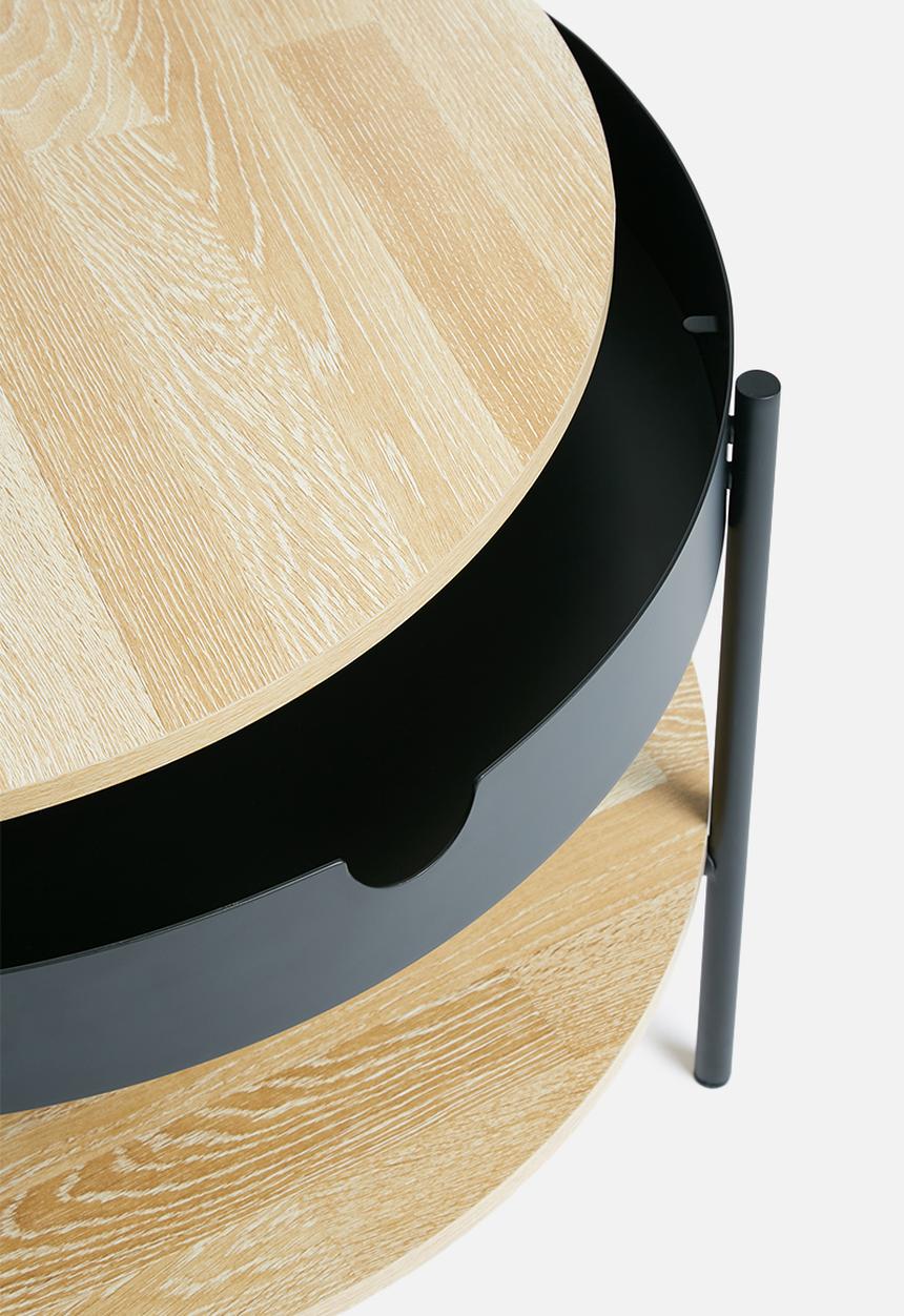 Sixth Floor - Tipton tray coffee table - black