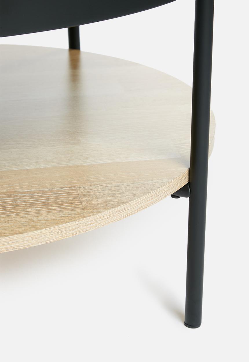 Sixth Floor - Tipton tray coffee table - black