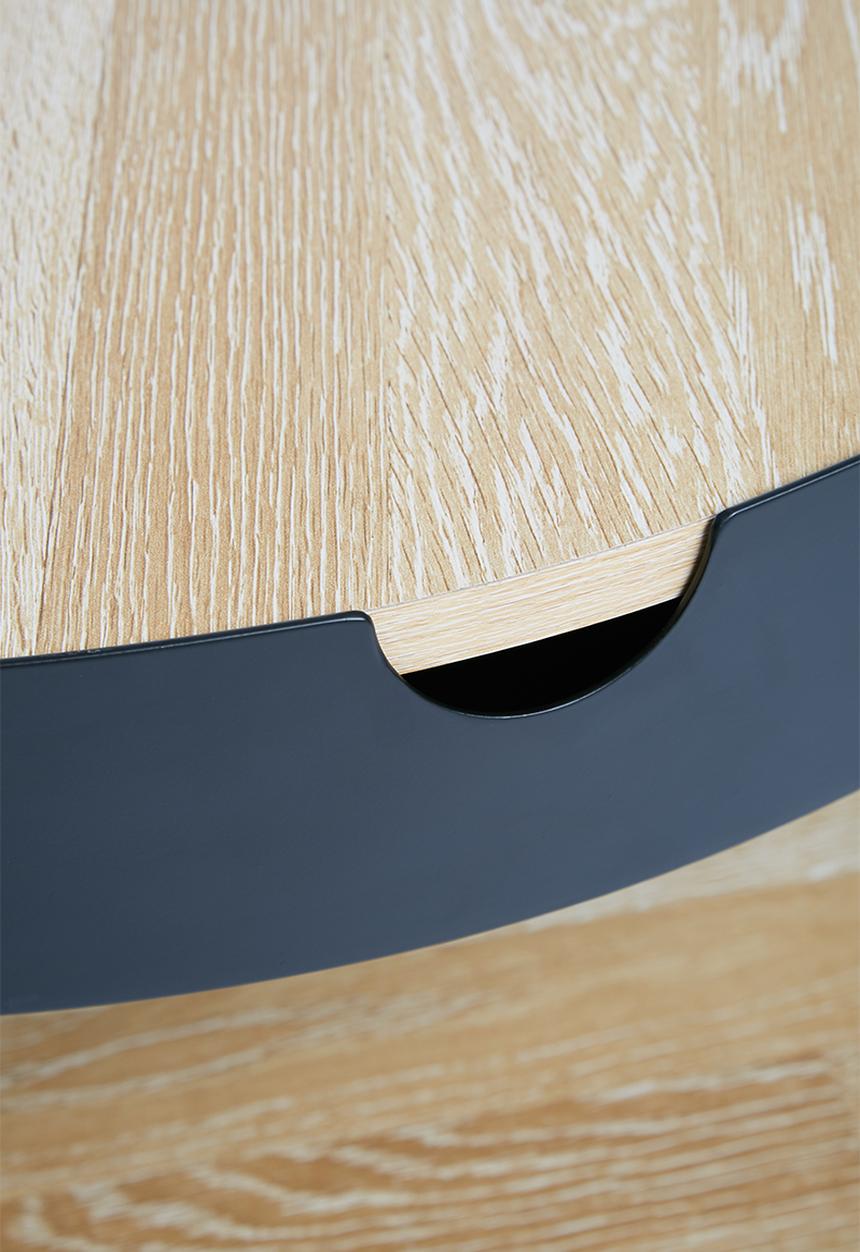 Sixth Floor - Tipton tray coffee table - black