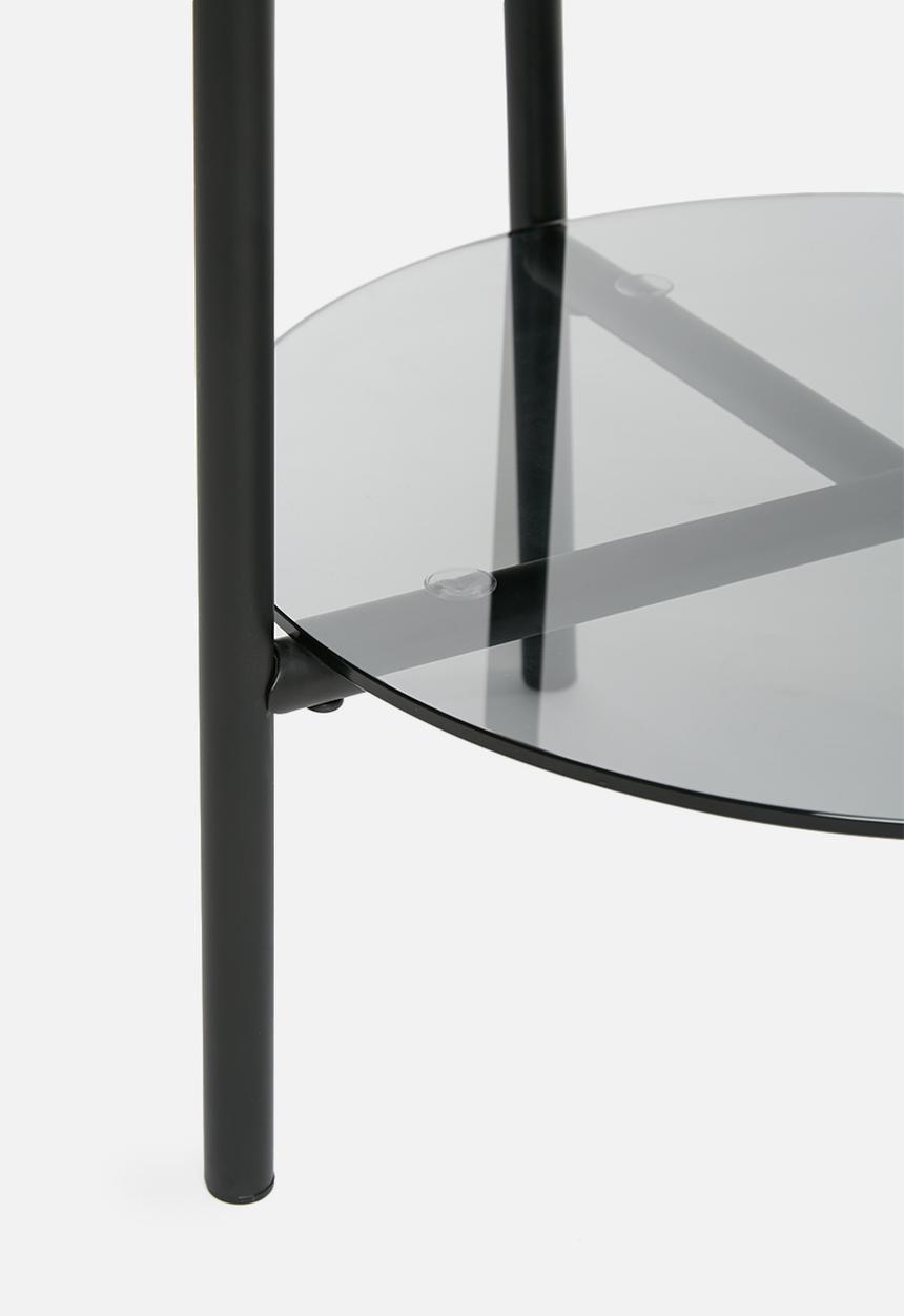 Sixth Floor - Tipton tray side table - black 