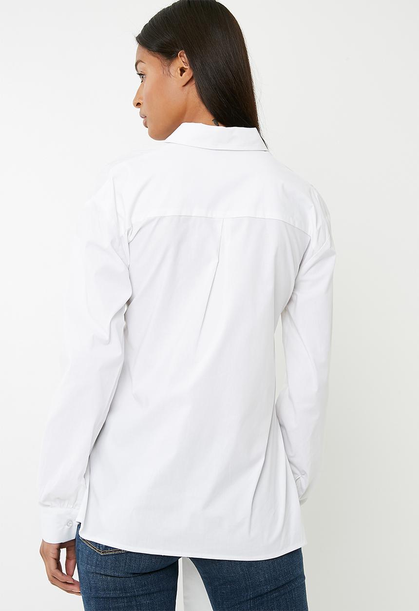 Superbalist - Tie front shirt - white 