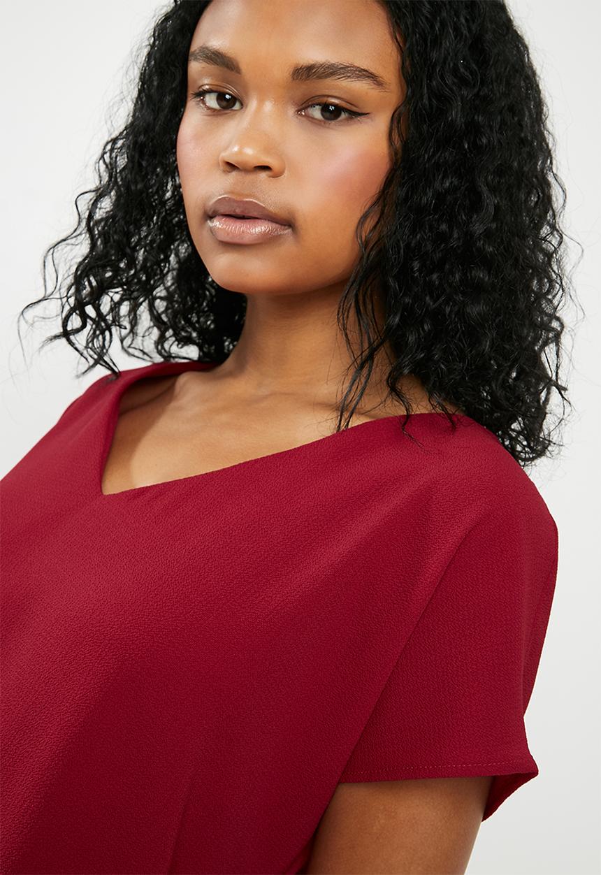 Superbalist - V-neck blouse - red