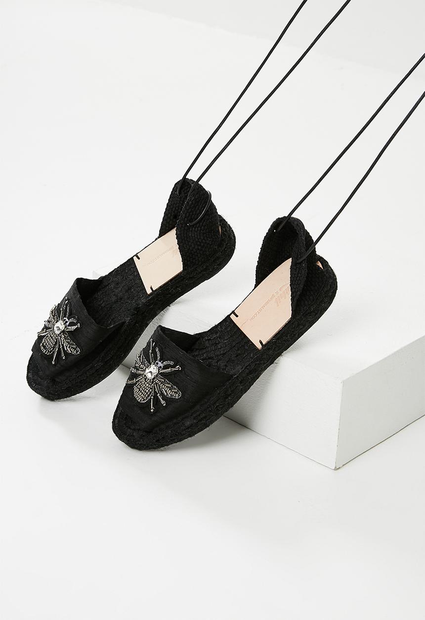 Espadril - Jewel Espadrille - black 