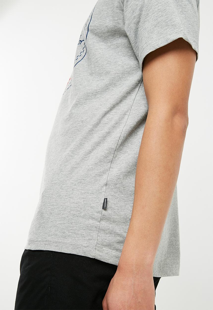 Converse - Converse chuck patch tee - grey 