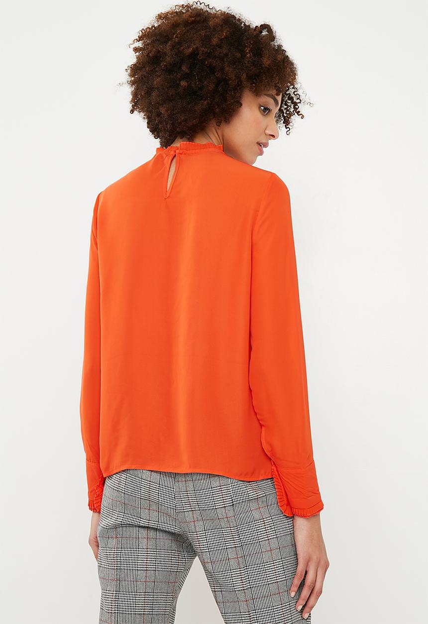 Vero Moda - Luigi long sleeve top - orange 