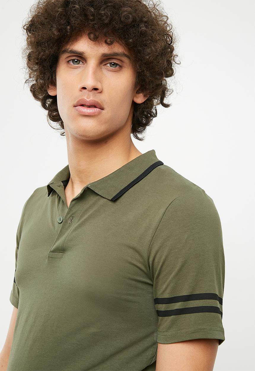 Only & Sons - Palle muscle fit polo - olive 