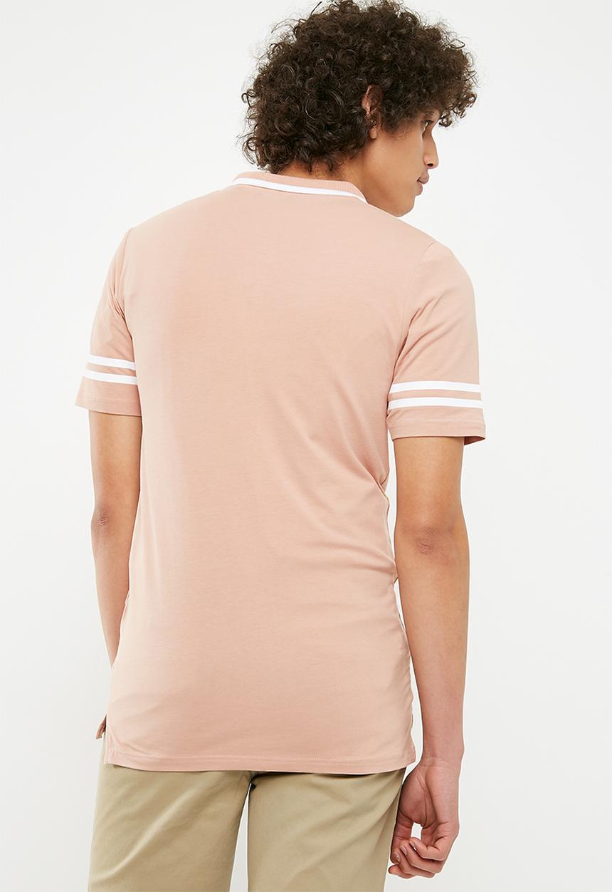 Only & Sons - Palle muscle fit polo - peach 
