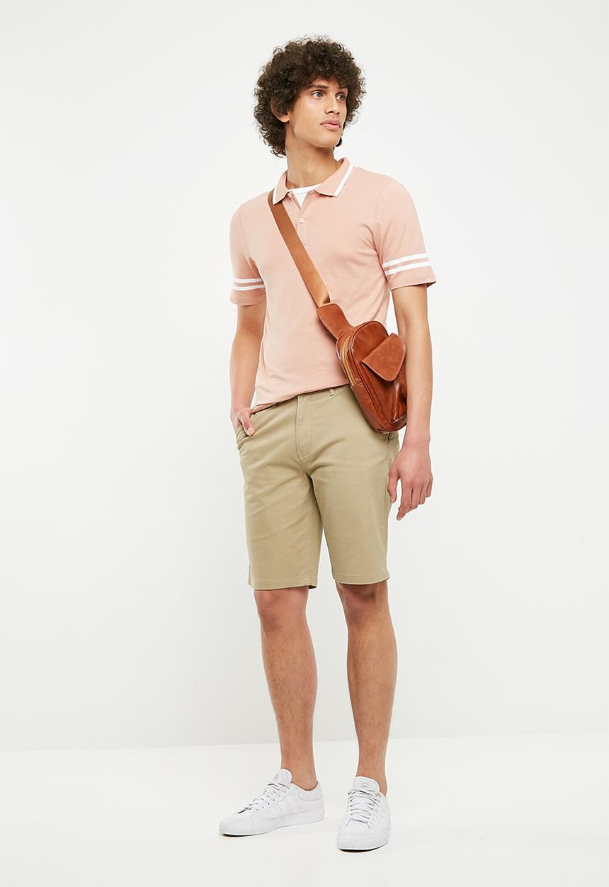 Only & Sons - Palle muscle fit polo - peach 