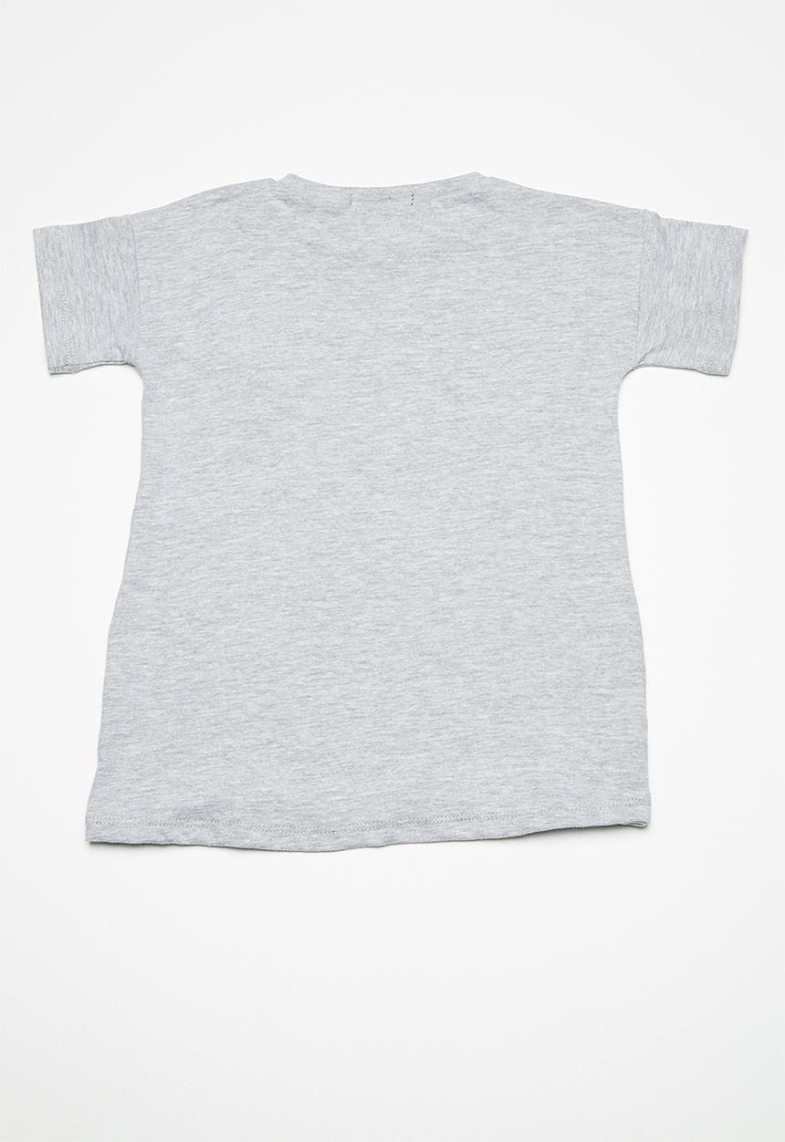 Superbalist - Kids girls embroidered frill top - grey 