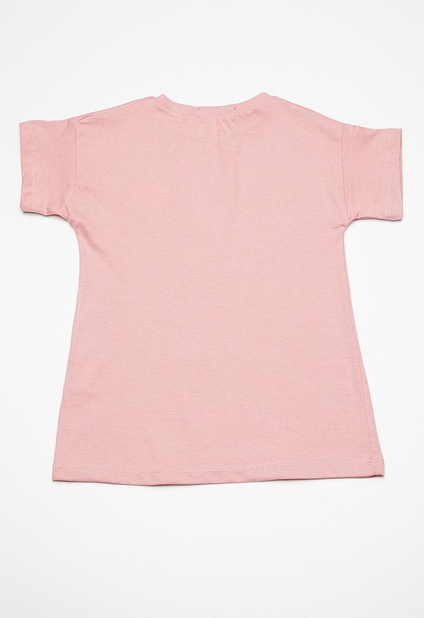Superbalist - Kids girls embroidered frill top - pink 