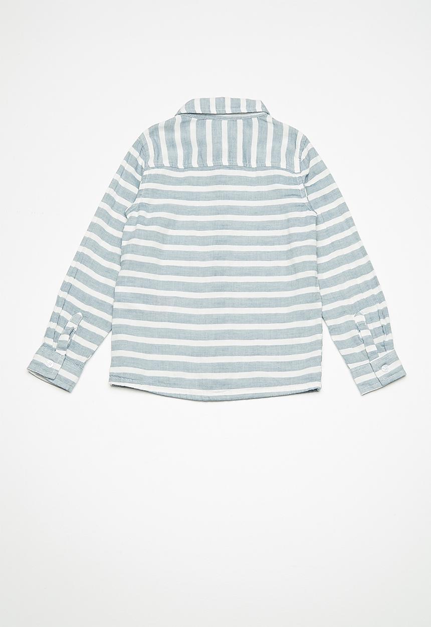 Name It - Galasse long sleeve shirt -  blue & white 