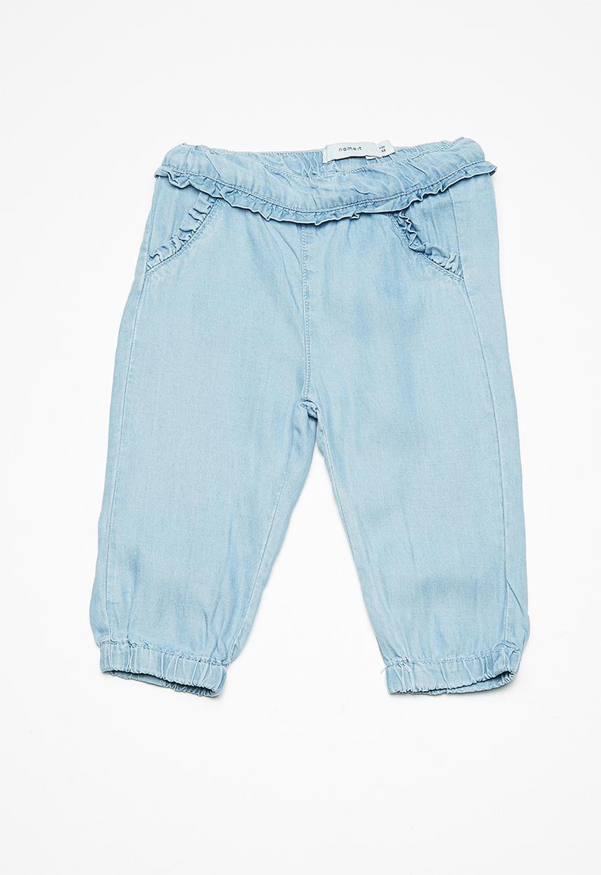 Name It - Cherry bloomer long pants - blue