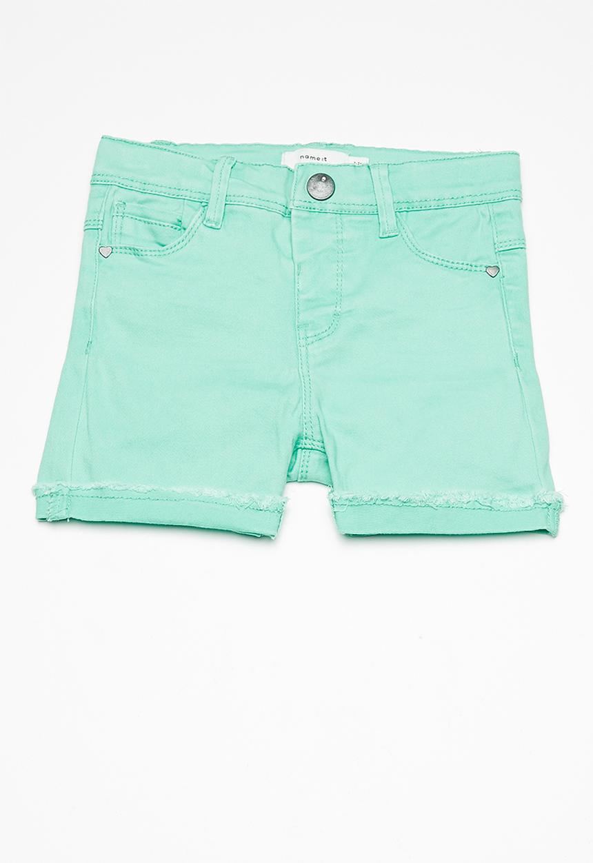 Name It - Salli line shorts - green 