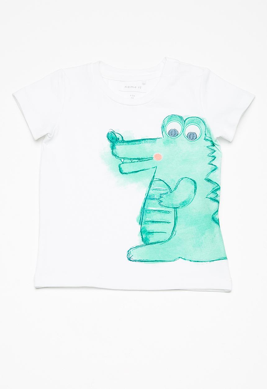 Name It - Decan baby short sleeve top - white