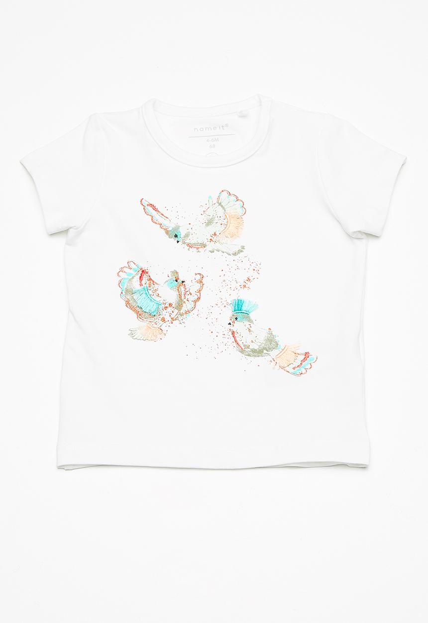 Name It - Delene short sleeve top - white
