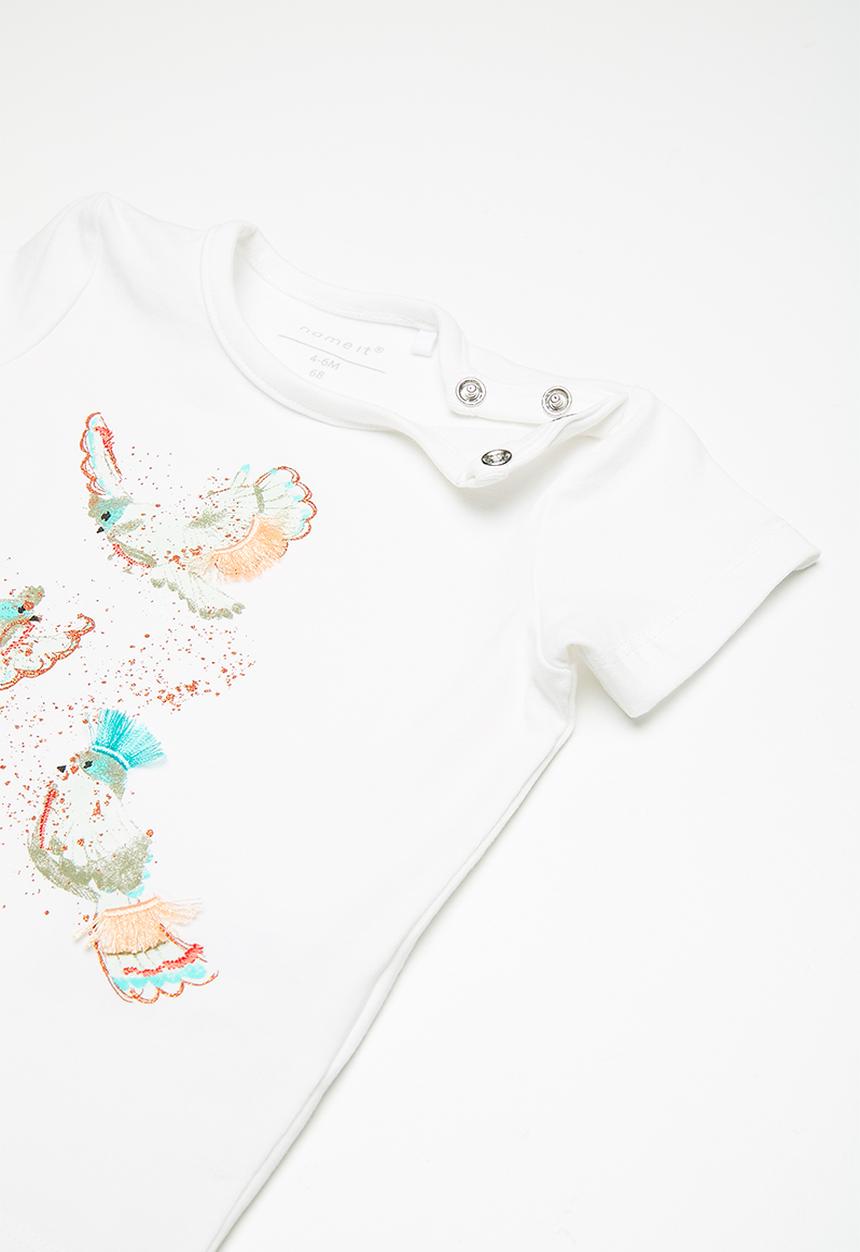 Name It - Delene short sleeve top - white