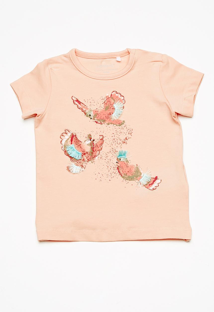 Name It - Delene short sleeve top - peach