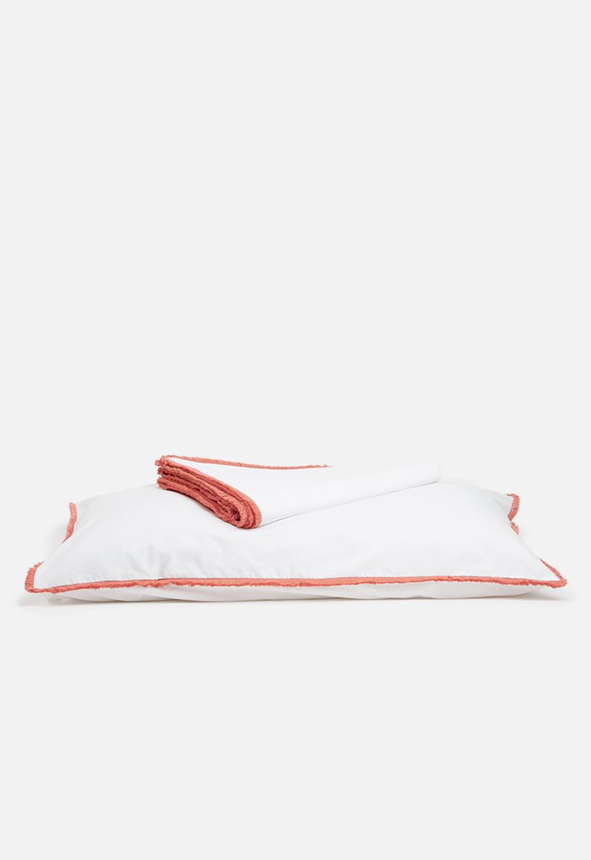 Sixth Floor - Willow kids duvet cover set - coral fringe