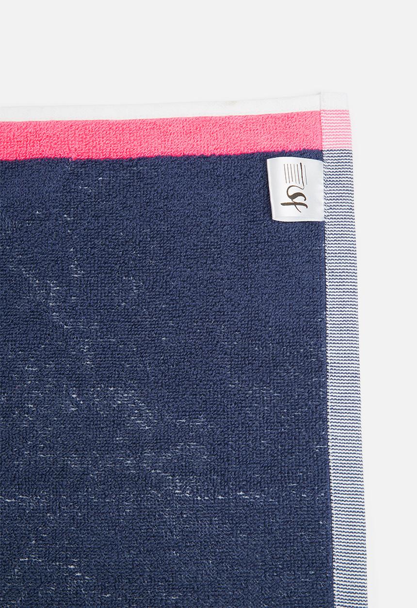 Sixth Floor - Panama beach towel - pink & navy