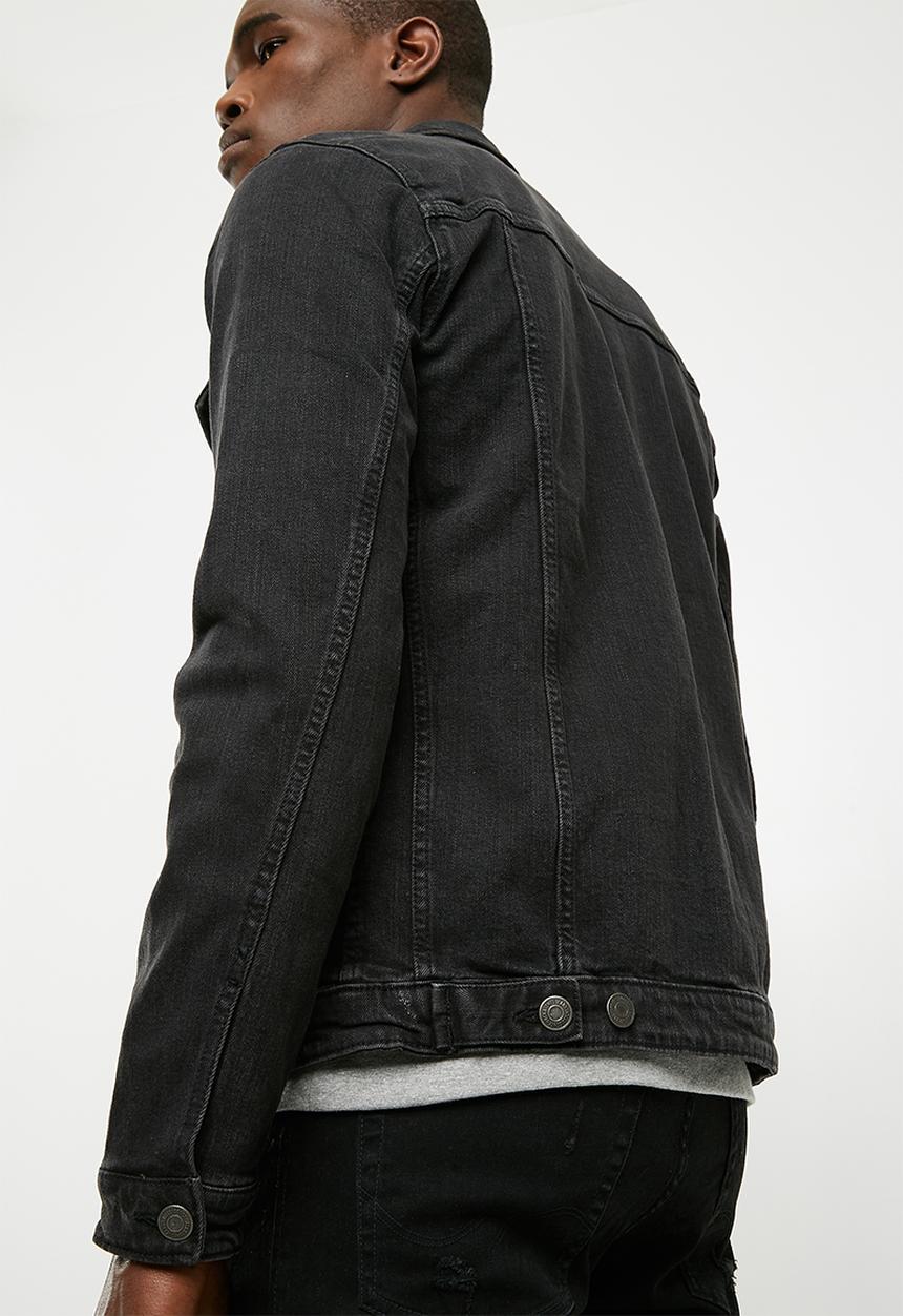 Jack & Jones - Alvin denim jacket - black 