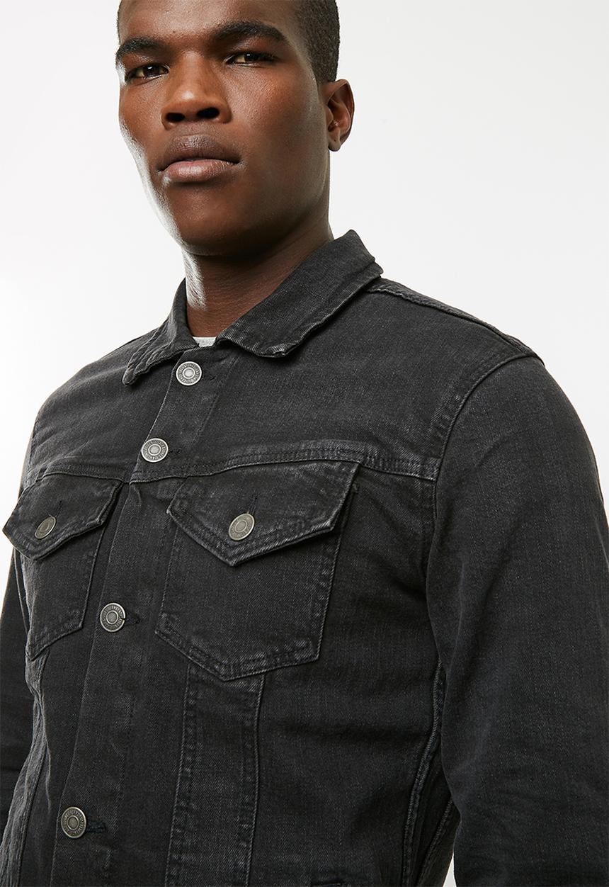 Jack & Jones - Alvin denim jacket - black 