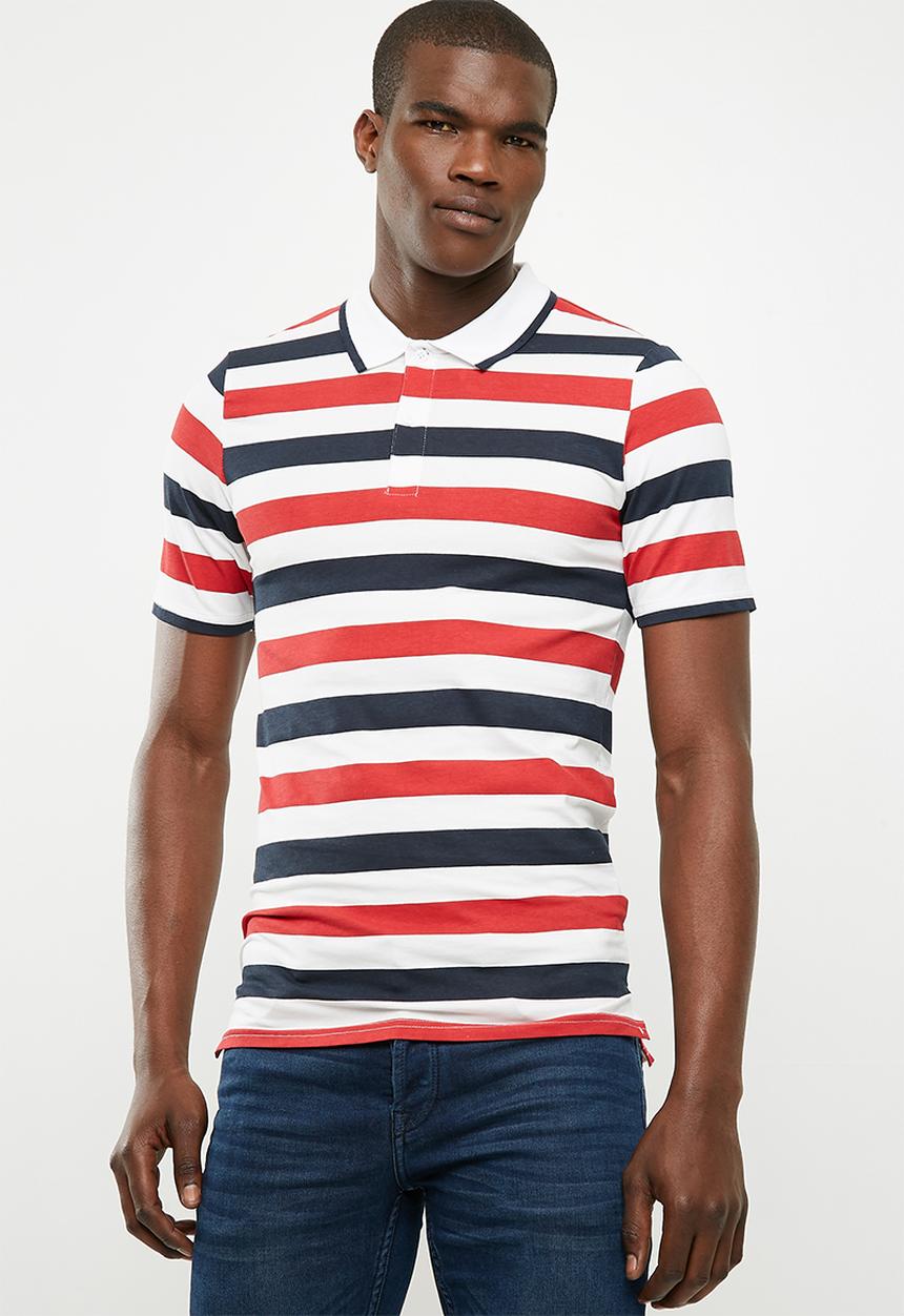 Only & Sons - Jerry muscle fit stripe - multi 