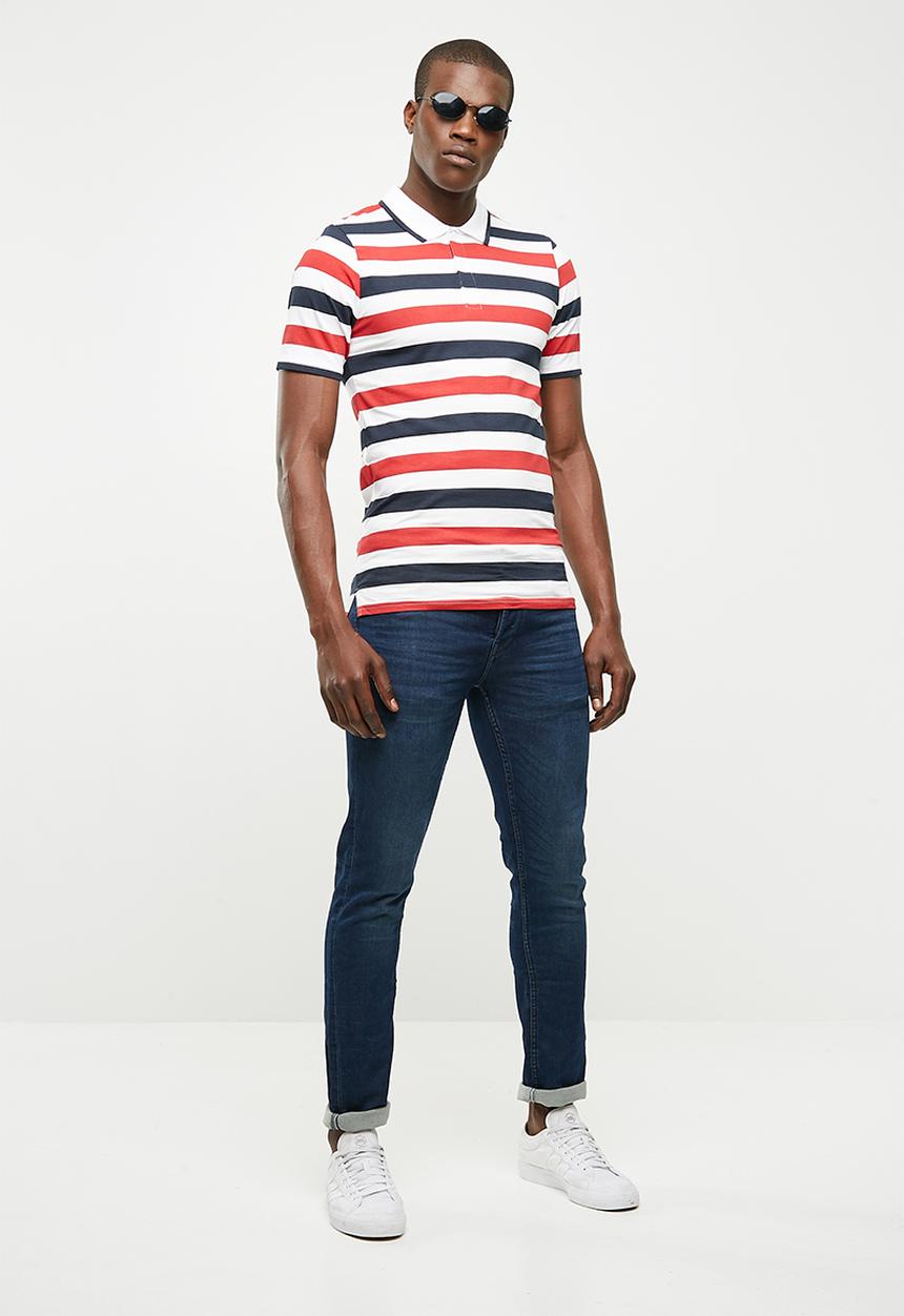 Only & Sons - Jerry muscle fit stripe - multi 
