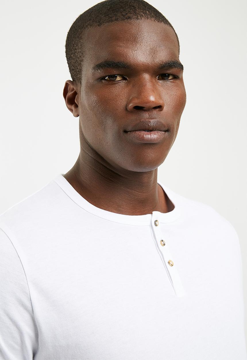 Superbalist - Short sleeve henley tee - 2 pack