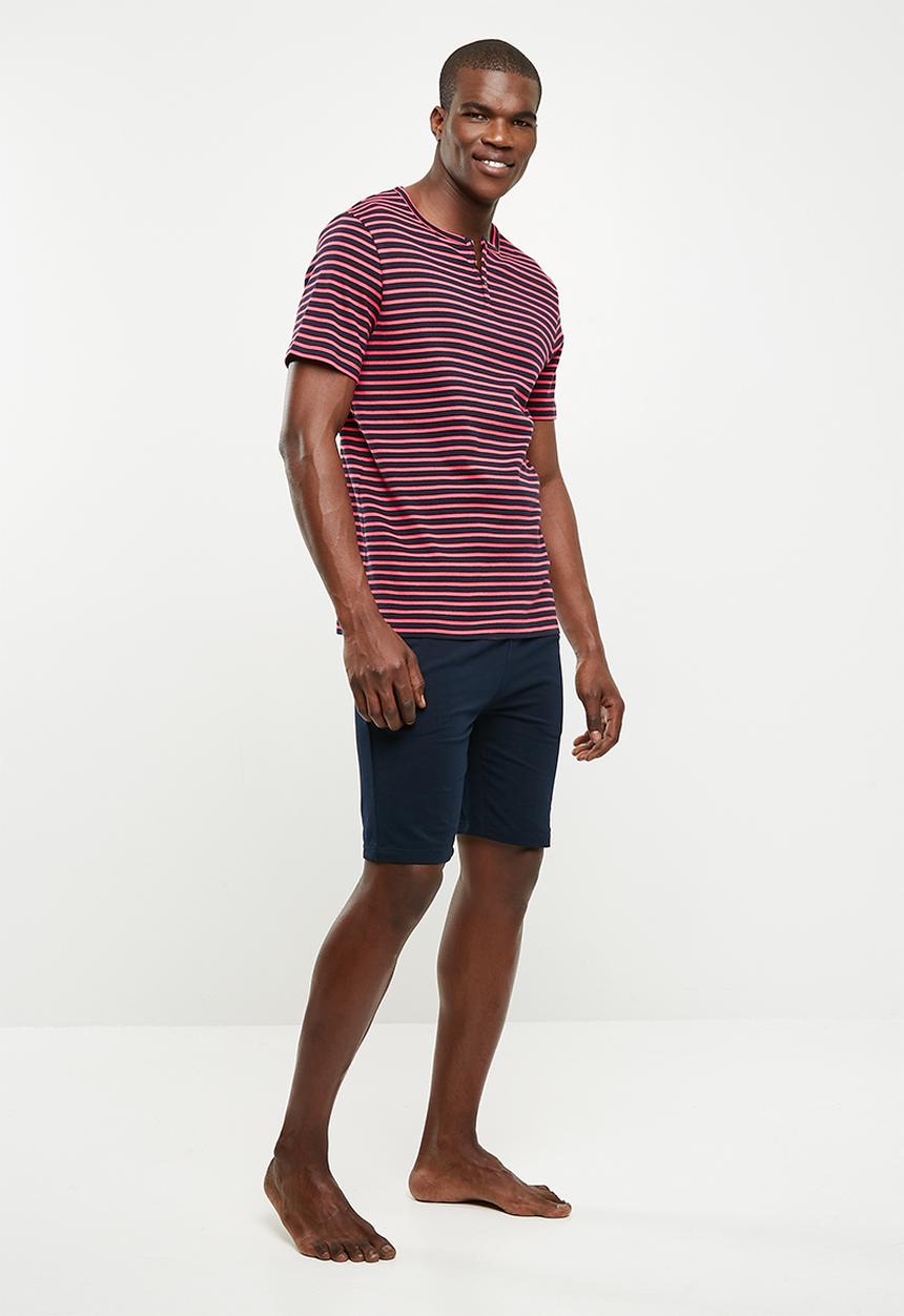 Superbalist - Short sleeve henley tee - 2 pack