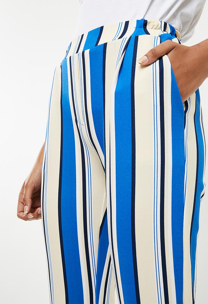 New Look - Vanilla co-ord pull on trousers - blue 
