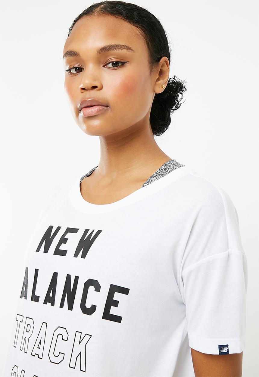 New Balance  - Essentials tee - white