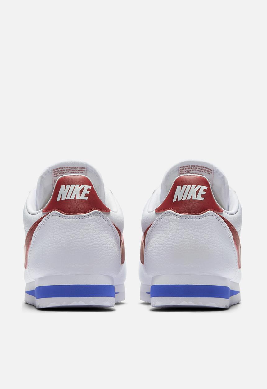 Nike - Nike Classic Cortez Leather - White / Varsity Red / Royal