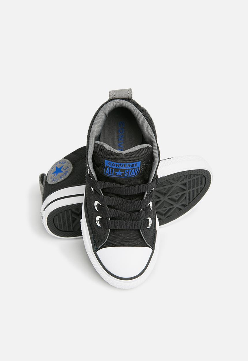 Converse - Chuck Taylor All Star Street Mid - black/hyper royal/white