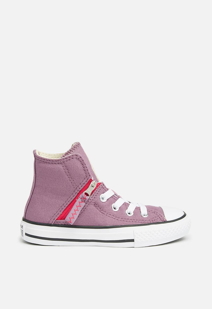 Converse - Chuck Taylor All Star Pull-Zip Hi - violet dust/pink pop/white