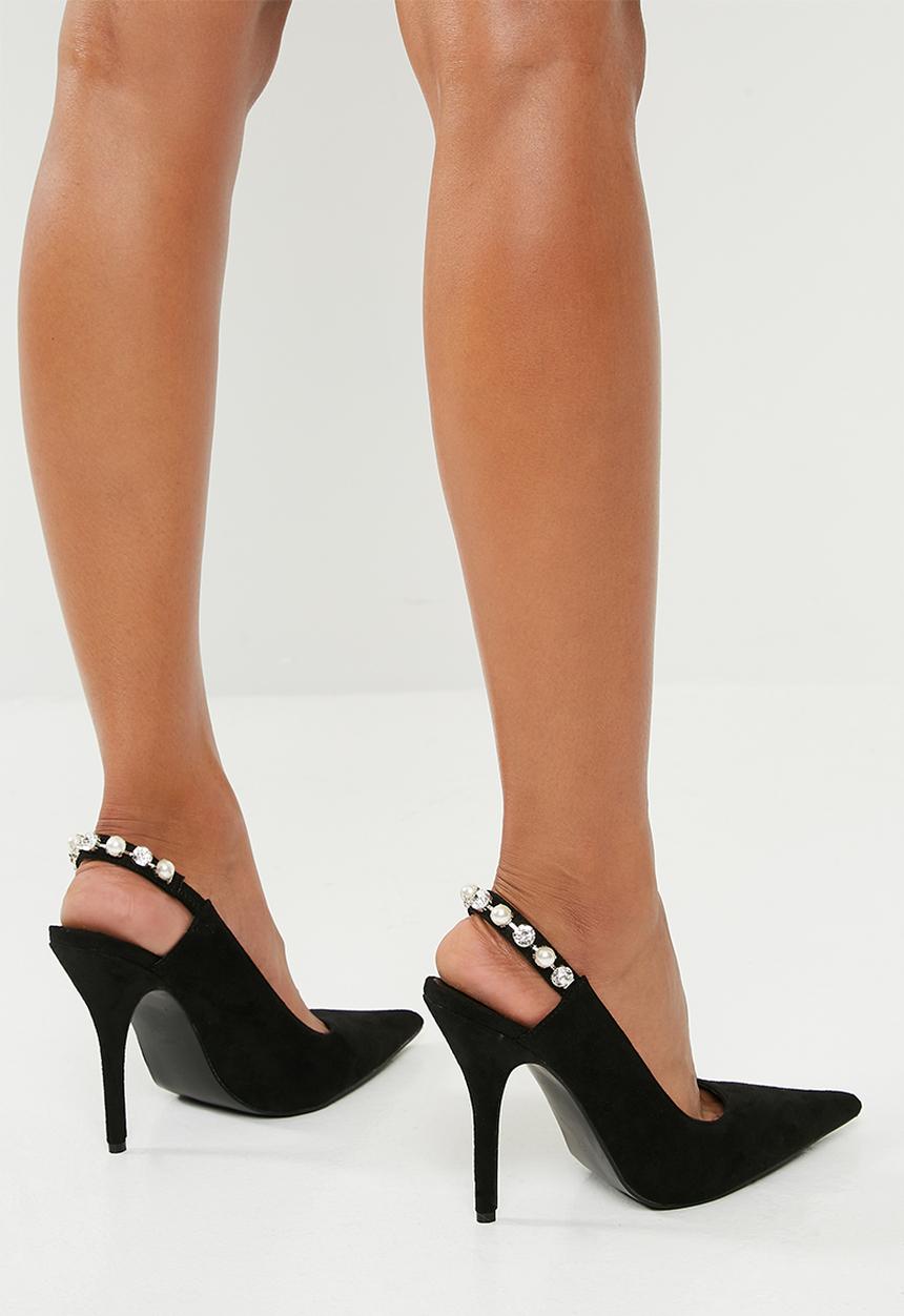 Superbalist - Viola jewelled strap heel - black