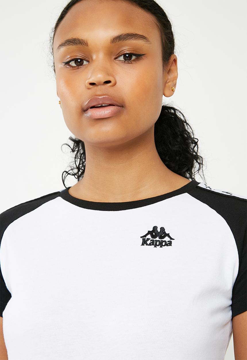 KAPPA - Authentic T-shirt - white & black