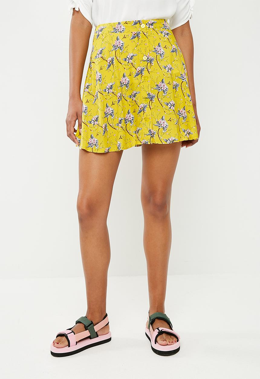Superbalist - Mini skater skirt - yellow 