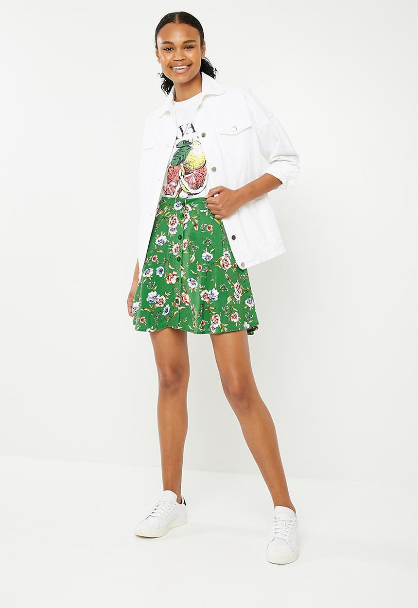 Superbalist - Mini skater skirt - green 
