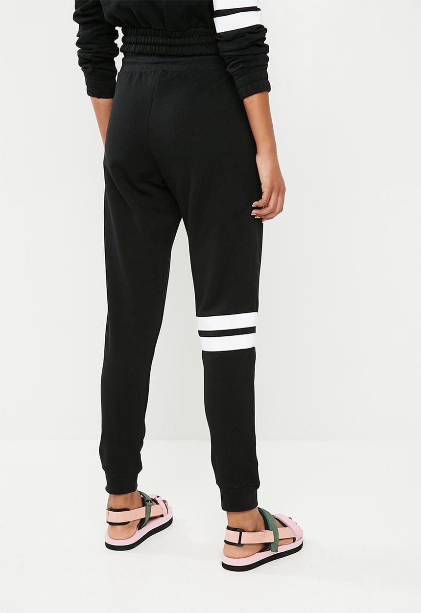 Superbalist - Striped jogger pants - black